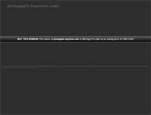 Tablet Screenshot of pineapple-express.com